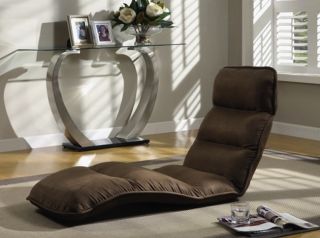 Brown Microfiber EZ Lounger Click Clac (Metal/micro fiber/foamFill Polyurethane foamDimensions 7 inches high x 69 inches wide x 21.5 inches deep Assembly required)