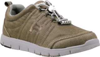 Womens Propet TravelWalker Canvas   Sage Trail Shoes