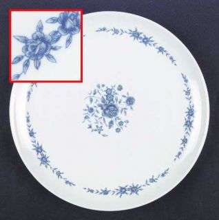 Elite Creation Blue Brocade Dinner Plate, Fine China Dinnerware   Blue Flowers,