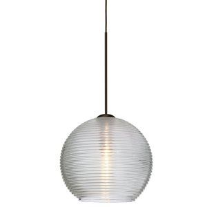 Besa Lighting BEL 1XT 461500 BR Kristall 6 1 Light Pendant