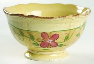 Ambiance Kensington Rose Soup/Cereal Bowl, Fine China Dinnerware   Floral Vine,S