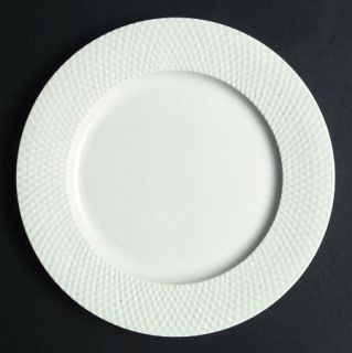 Wedgwood Linen Dinner Plate, Fine China Dinnerware   Stoneweave, Matte White, Em