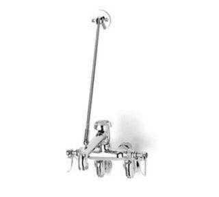 T&S Brass Service Sink Faucet w/ Adjustable Centers & Vacuum Breaker, Rough