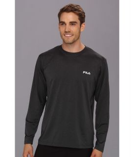 Fila Hurdle Long Sleeve Top Mens T Shirt (Black)