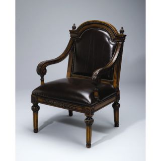 AA Importing Leather Arm Chair 38650