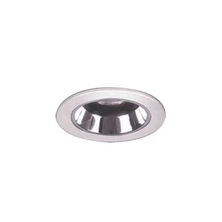 Halo 1951SNS Recessed Lighting Trim, 4 Low Voltage Adjustable Reflector Shower Trim Satin Nickel with Clear Specular Reflector