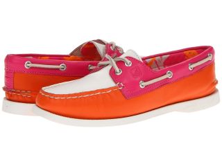 Sperry Top Sider A/O 2 Eye Womens Lace up casual Shoes (Orange)