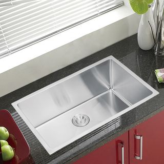 Water Creation Single Bowl Undermount Kitchen Sink (30 X 19 Inche)