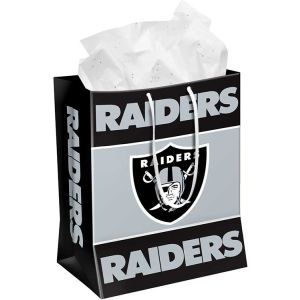 Oakland Raiders Forever Collectibles Gift Bag NFL