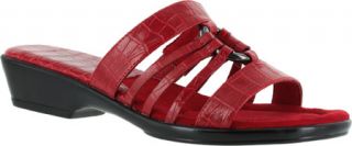 Womens Easy Street Scorch   Red Croco Casual Shoes