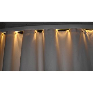 Ultimate Shower Beige Rod With Light Bar (BeigeSimple, sleek appealCan use as security of night lighting in your bathroomSoft lighting allows guest eyes to focus quickly during the nightCan be used as shower light while in the showerShower curtain and hoo