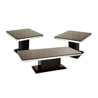 Chintaly Monique Occasional Tables   3 Piece Set Multicolor   CTY1421