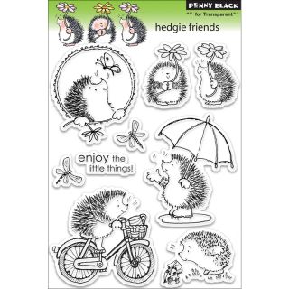 Penny Black Hedgie Friends Clear Stamps