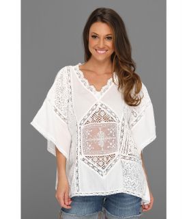 Free People Forest Nymph Tunic Womens Blouse (White)