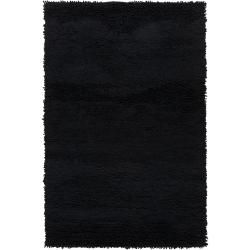 Candice Olson Hand woven Black Topary Wool Rug (5 X 8)