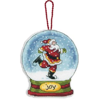 Joy Snowglobe Counted Cross Stitch Kit