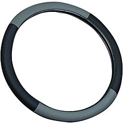 Grey 15 inch Universal Steering Wheel Cover (Grey Dimensions 15 inchesMaterials Rubber/cloth )