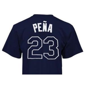 Tampa Bay Rays Carlos Pena Majestic MLB Player T Shirt
