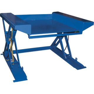 Vestil Ground Lift Scissor Table   2000lb. Capacity, 70in.L x 44in.W Platform,