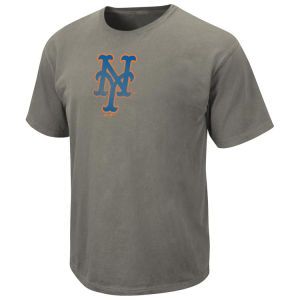New York Mets Majestic MLB Big Time Garment Dye T Shirt