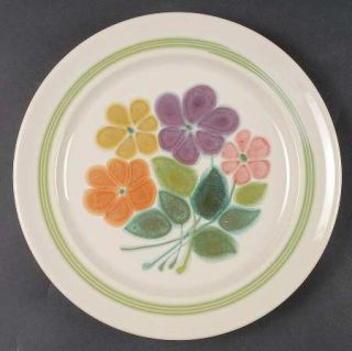 Franciscan Floral (Usa, Rim Shape) Dinner Plate, Fine China Dinnerware   Usa, Ri