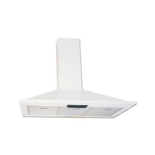 Air King VAL30WH Valencia Wall Mounted Range Hood, 30Inch Wide White