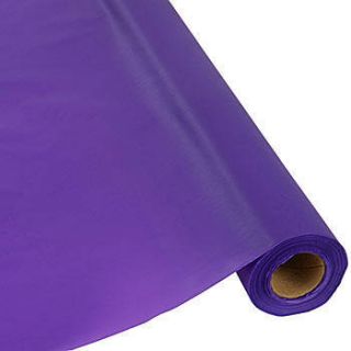 Purple Plastic Table Roll
