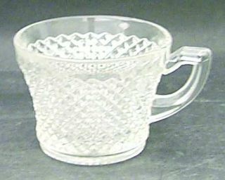 Westmoreland English Hobnail Clear (Round Base) Punch Or Coffee/Tea Cup Only   S
