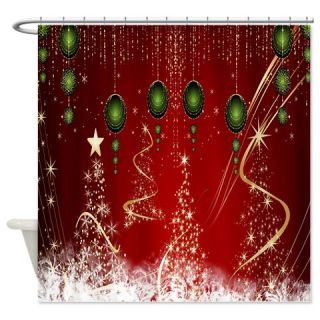  Vintage Christmas Shower Curtain  Use code FREECART at Checkout