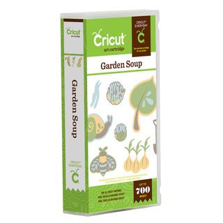 Cricut Garden Soup Cartridge (GreyModel 2001322Materials Plastic, metalDimensions 9.1 inches x 4.7 inches x 1.5 inches )