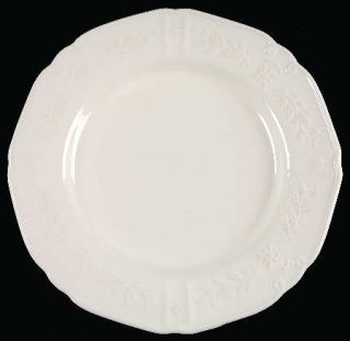 Corning Traditions Embossed White Dinner Plate, Fine China Dinnerware   Traditio