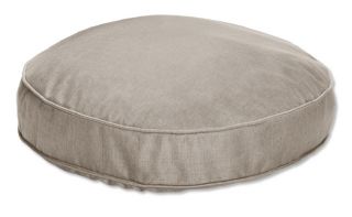 Round Orvis Dogs Nest / Large Dog Bed   Dogs 45 70 Lbs., Tan Linen