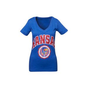 Kansas Jayhawks NCAA Womens Maude Vneck T Shirt