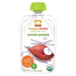 Happy Baby Organic Baby Food Stage 1 Sweet Potato (16 Pack)