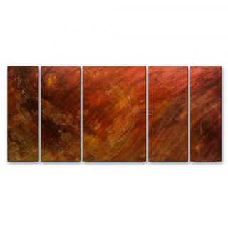 Laura Warburton Churned Metal Wall Art (LargeSubject AbstractImage dimensions 23.5 inches high x 56 inches wideOuter dimensions 23.5 inches high x 56 inches wide )