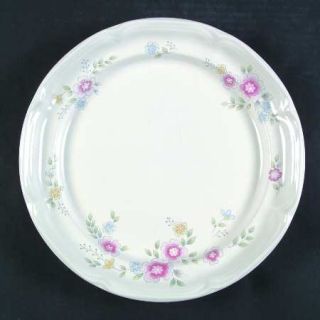 International Dawn Dinner Plate, Fine China Dinnerware   Pink, Blue & Yellow Flo