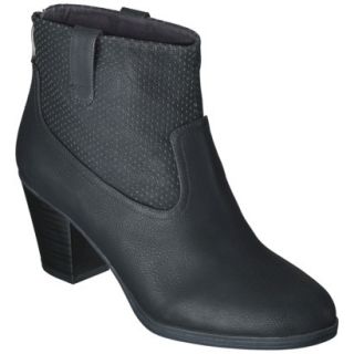 Womens Sam & Libby Jessa Perforated Ankle Boots   Black 9