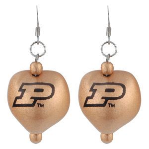 Purdue Boilermakers NCAA Kukui Nut Earrings