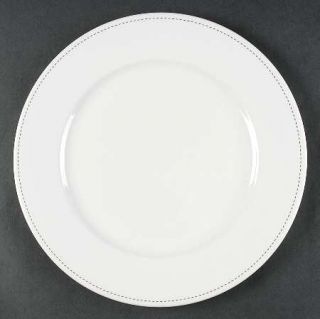 Calvin Klein Silver Texture Service Plate (Charger), Fine China Dinnerware   Mat