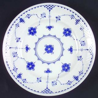 Johnson Brothers Denmark Blue Luncheon Plate, Fine China Dinnerware   Blue Flowe