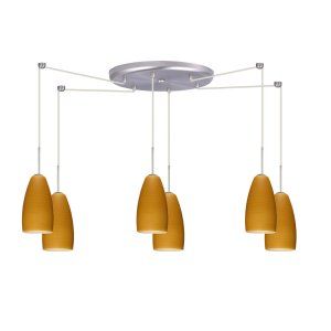 Besa Lighting BEL 6BC 1509OK SN Chrissy Pendant