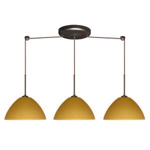 Besa Lighting BEL 3JB 430180 BR Tessa Pendant