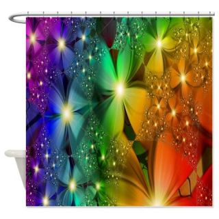 Rainbow Flower Shower Curtain  Use code FREECART at Checkout