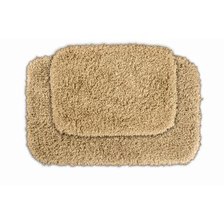 Serenity Golden Sand Bath Rug (set Of 2)