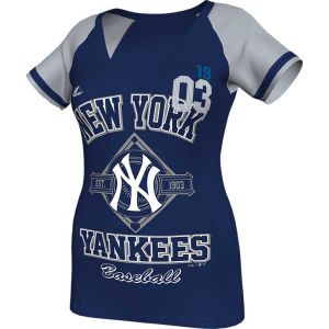 New York Yankees Majestic MLB Womens This Is My City Fashion T Shirt