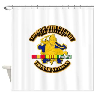  Troop F, 9th Cavalry Shower Curtain  Use code FREECART at Checkout