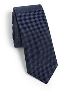 HUGO Micro Neat Tie   Navy