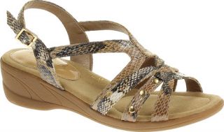 Womens Soft Style Taris   Natural Pearlized Python Casual Shoes