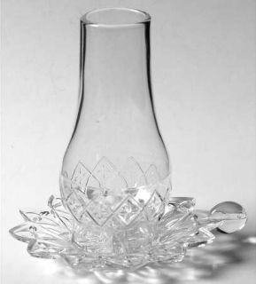 Federal Glass  Petal Clear 2 Piece Candle Lamp   Pressed Design,Clear