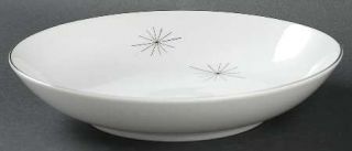 Arita Art19 Coupe Soup Bowl, Fine China Dinnerware   Platinum Stars & Trim, Coup